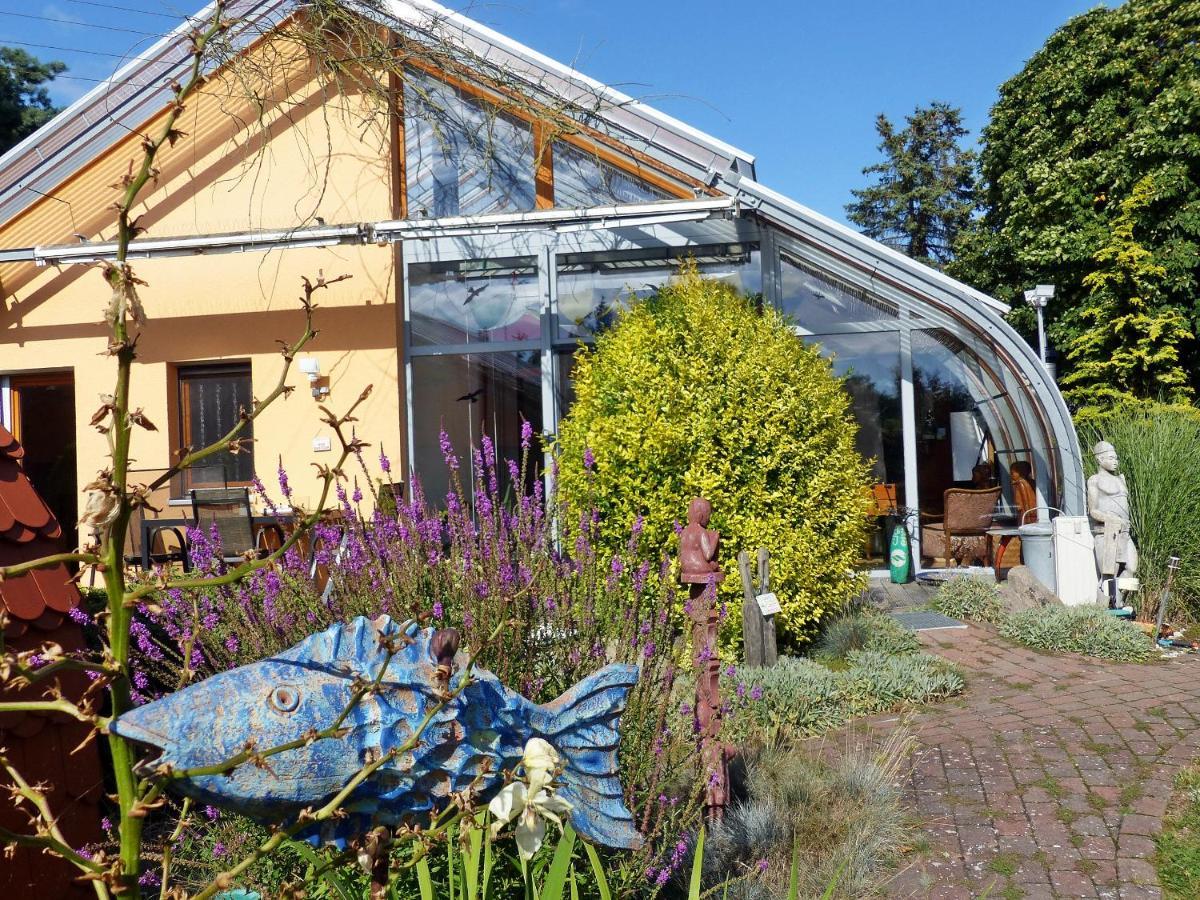 "Balmgarten" Im Naturpark Usedom, Bio Solarhaus Mit Grossem Garten Exteriér fotografie