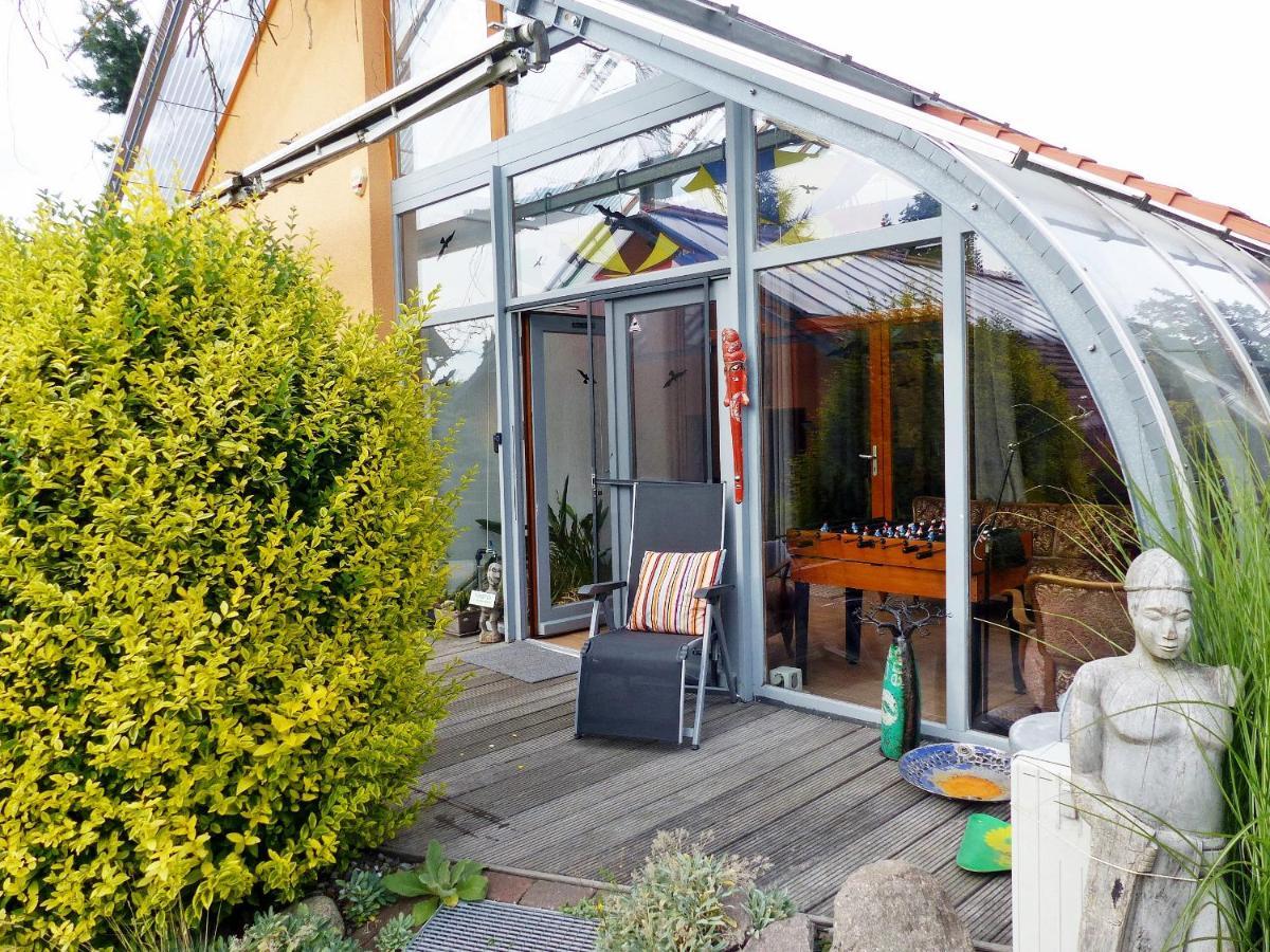 "Balmgarten" Im Naturpark Usedom, Bio Solarhaus Mit Grossem Garten Exteriér fotografie