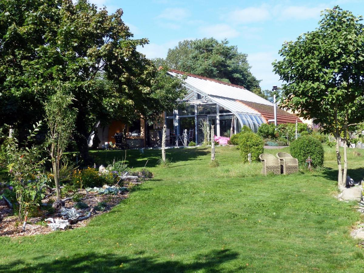 "Balmgarten" Im Naturpark Usedom, Bio Solarhaus Mit Grossem Garten Exteriér fotografie